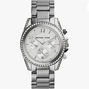 Michael Kors Stainless Steel Watch- Silver